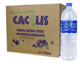 Cactus Mineral Water 12 Bottle x 1.5L